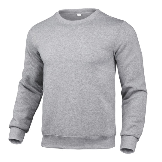Herren Komfortabler Rundhals-Pullover aus hochwertigem Baumwollmix R&B