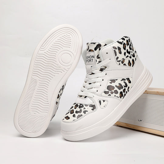 Damen Hochmodische Sneaker im Leoparden-Design R&B