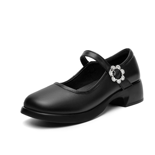 Damen Elegante Mary Jane Schuhe mit dekorativem Schmuckdetail R&B