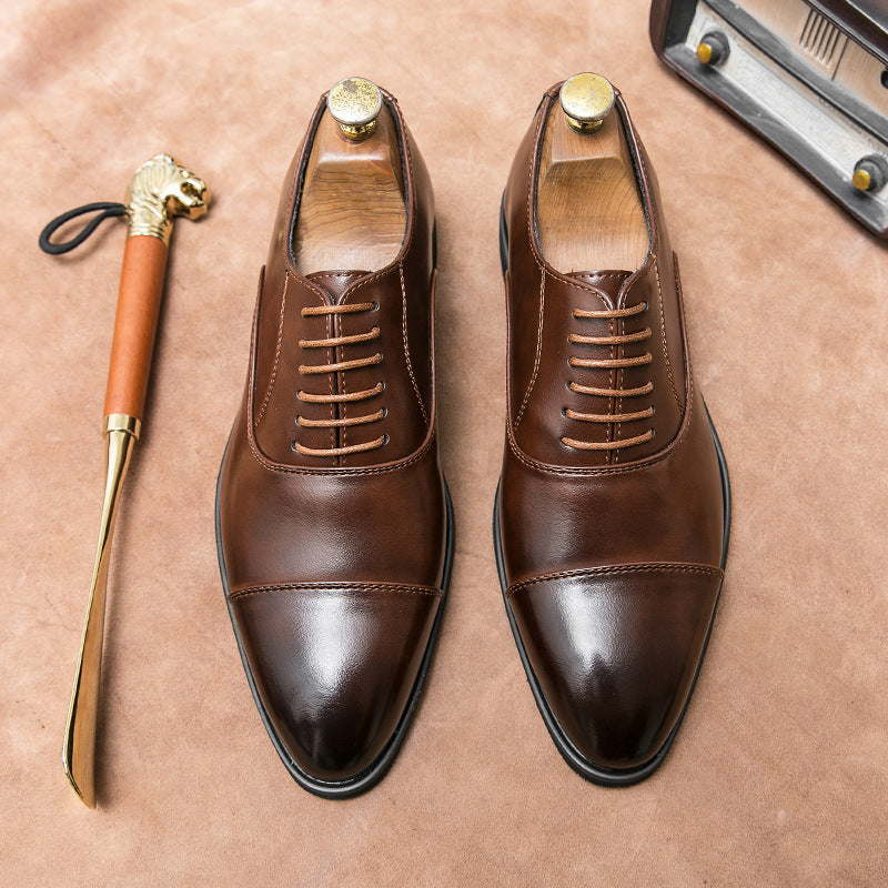 Damen elegante Schnürschuhe aus hochwertigem Leder R&B