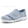 Damen Komfortable Slip-On Sneakers mit verstellbarem Klettverschluss R&B
