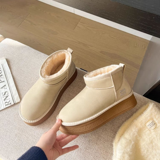 Damen Bequeme Winter-Stiefel mit kuscheligem Innenfutter und rutschfester Sohle R&B