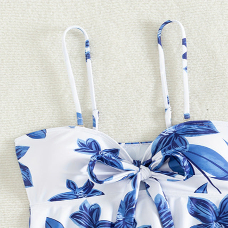 Damen Tankini mit verspieltem Blumendesign R&B