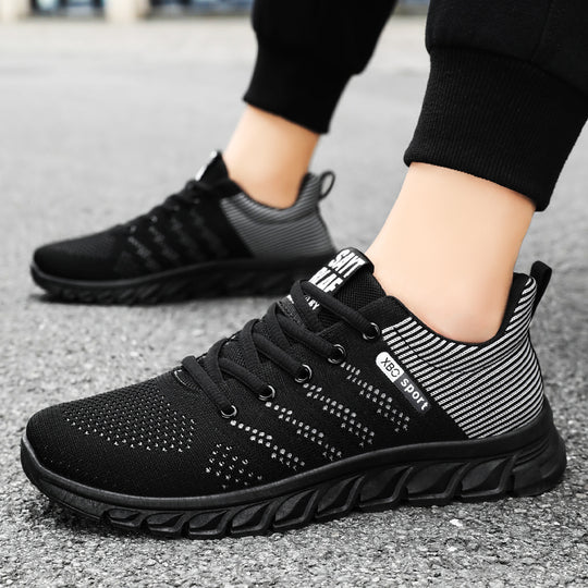 Damen Sportliche Leichtgewicht Sneaker mit atmungsaktivem Mesh-Obermaterial R&B