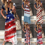 Damen Grafik Maxikleid R&B