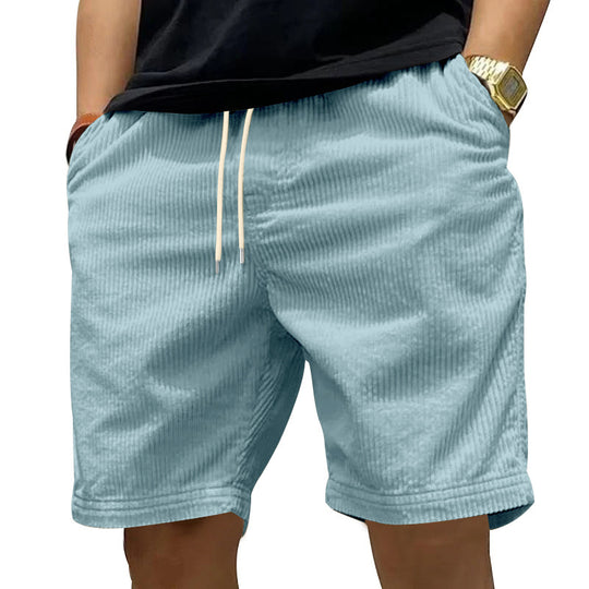 Herren bequeme Freizeithose aus strukturiertem Cordstoff R&B