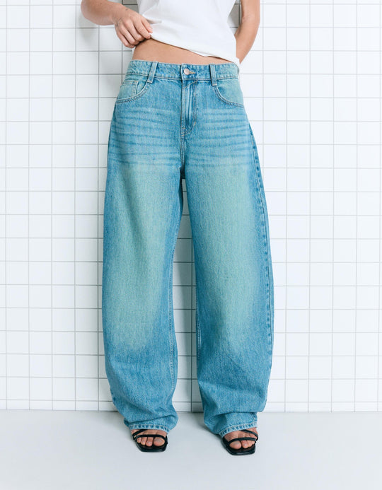 Damen Oversized Jeansjacke R&B