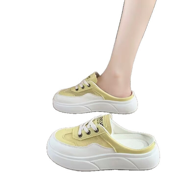 Damen Slip-On Sneakers mit luftigen Mesh-Einsätzen und komfortabler Sohlenkonstruktion R&B
