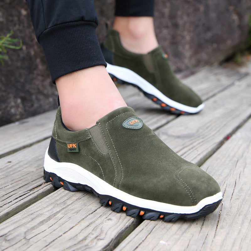 Damen Slip-On Sport Sneakers mit rutschfester Sohle und atmungsaktivem Obermaterial R&B