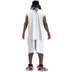Herren lässiges Freizeit-Set aus hochwertigem Baumwollmix mit Oversize-Schnitt R&B