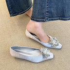 Damen elegante Ballerinas mit strahlenden Dekor-Elementen und komfortabler Innensohle R&B