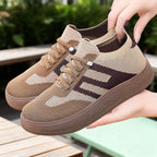 Damen Bequeme und atmungsaktive Sneakers mit Plateau von R&B