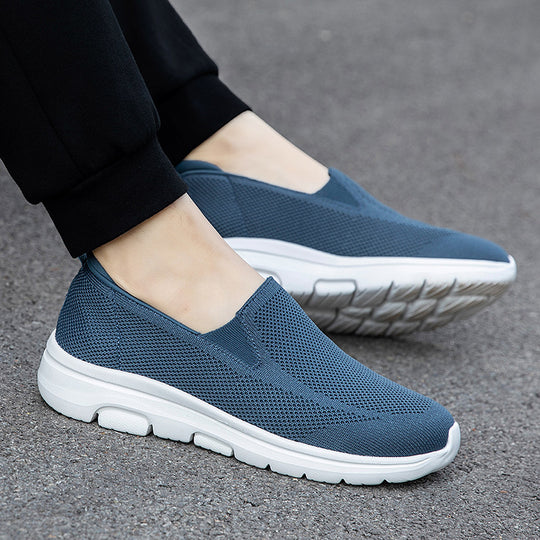 Damen Slip-On Fitnessschuhe mit atmungsaktiver Mesh-Oberfläche R&B
