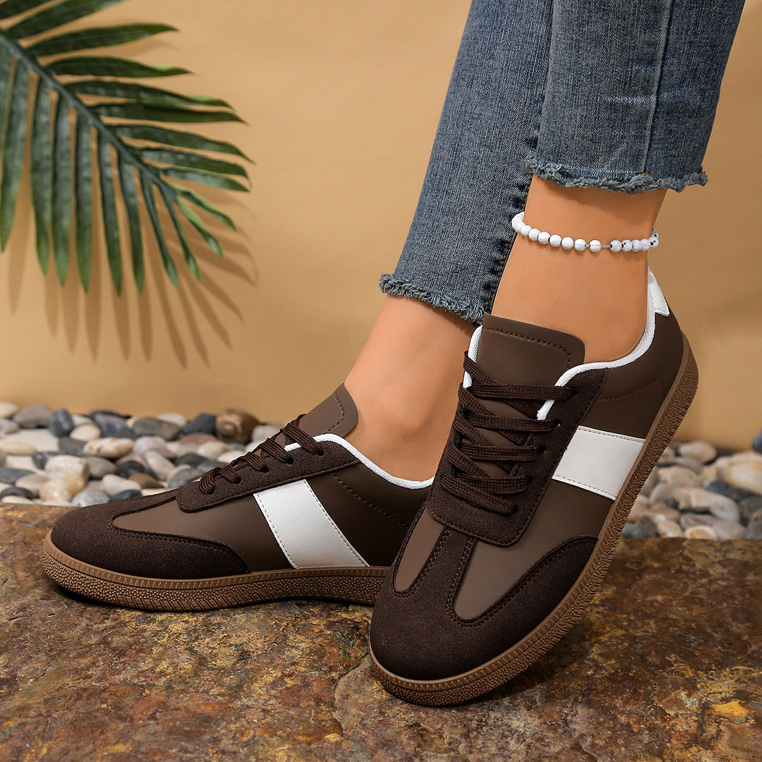Damen Sneakers im modernen Sportschnitt mit rutschfester Gummisohle R&B