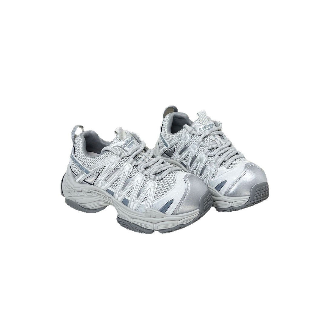 Damen Sportliche Outdoor-Sneaker mit atmungsaktiver Mesh-Oberfläche und stoßdämpfendem Sohlenkomfort R&B