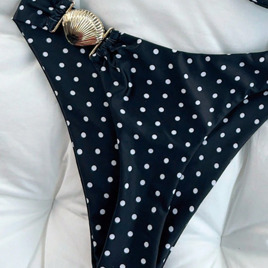 Damen Bikini-Set mit eleganten Rüschen und strukturiertem Design R&B