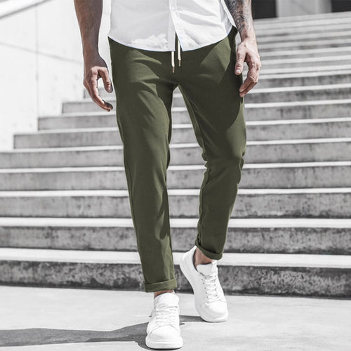 R&B Herren Freizeithose mit Kordelzug und Seitentaschen