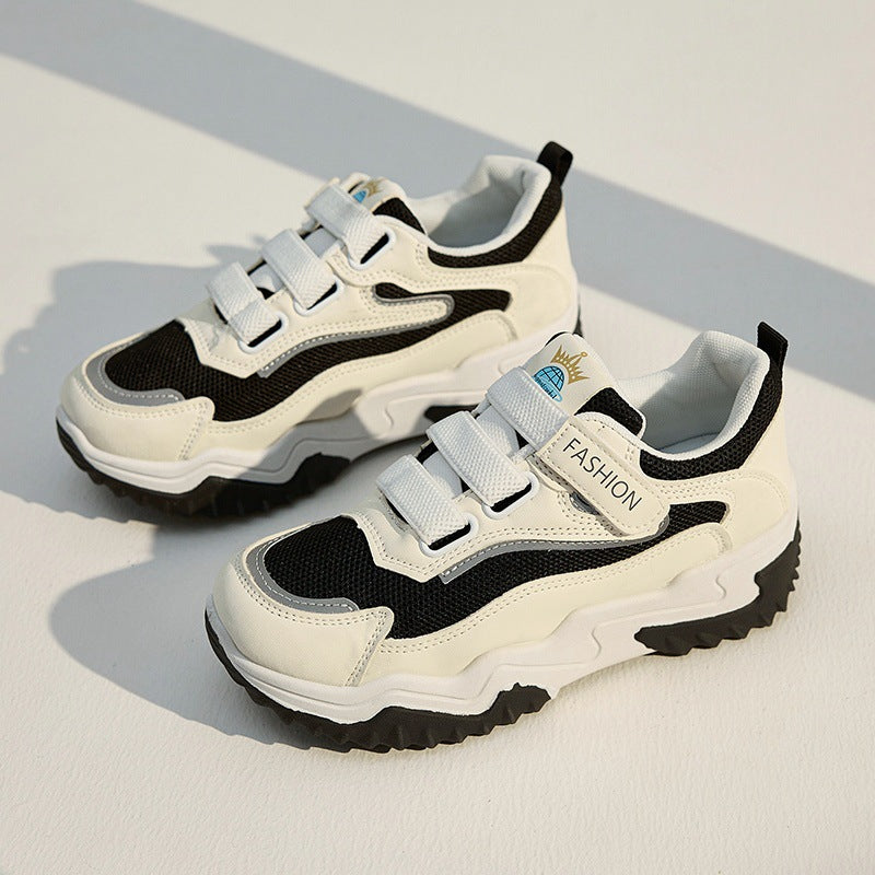 Damen Sportliche Sneaker mit atmungsaktiven Obermaterial und komfortablem Klettverschluss R&B