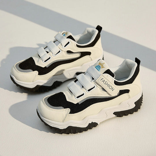 Damen Sportliche Sneaker mit atmungsaktiven Obermaterial und komfortablem Klettverschluss R&B