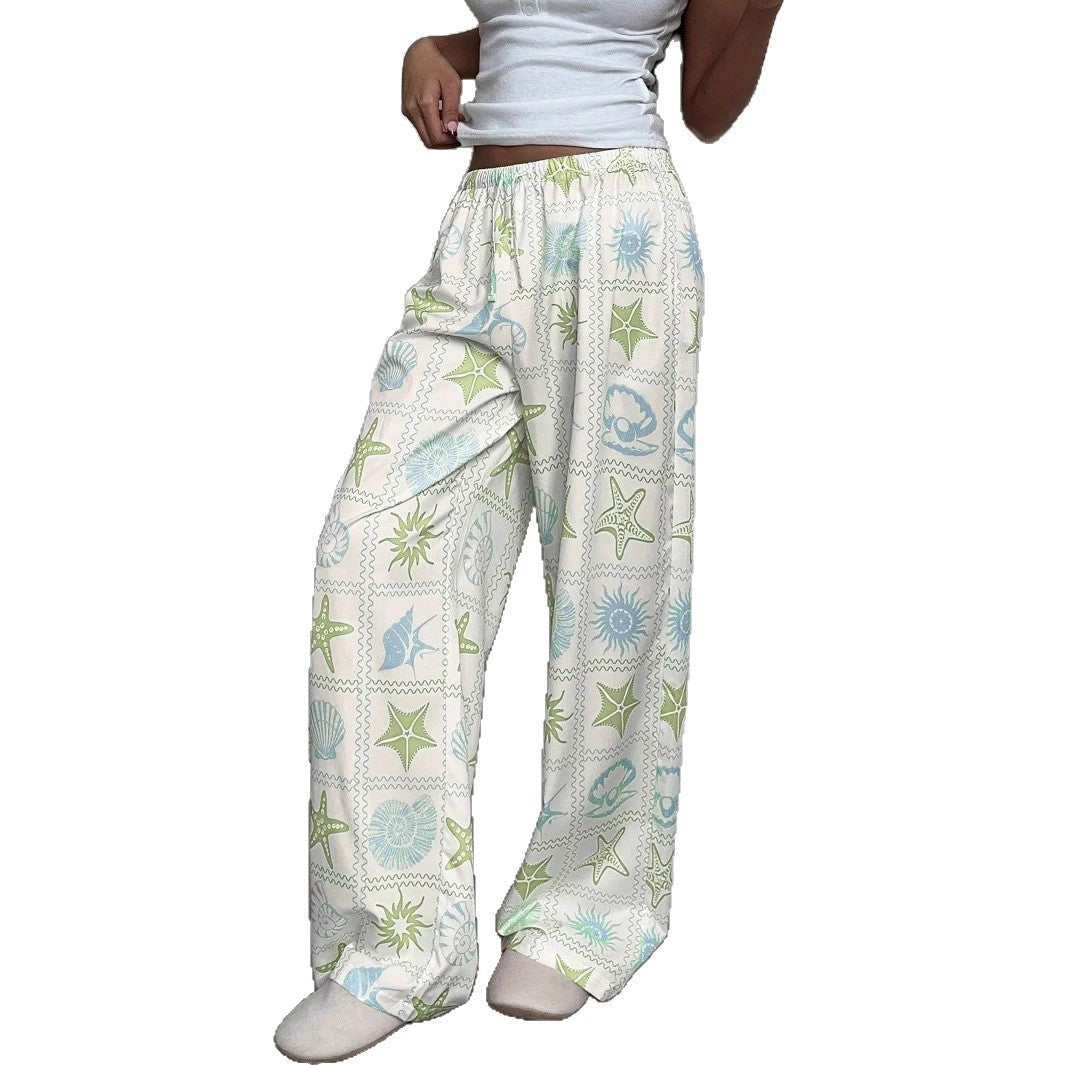 Damen Legere Palazzo-Hosen