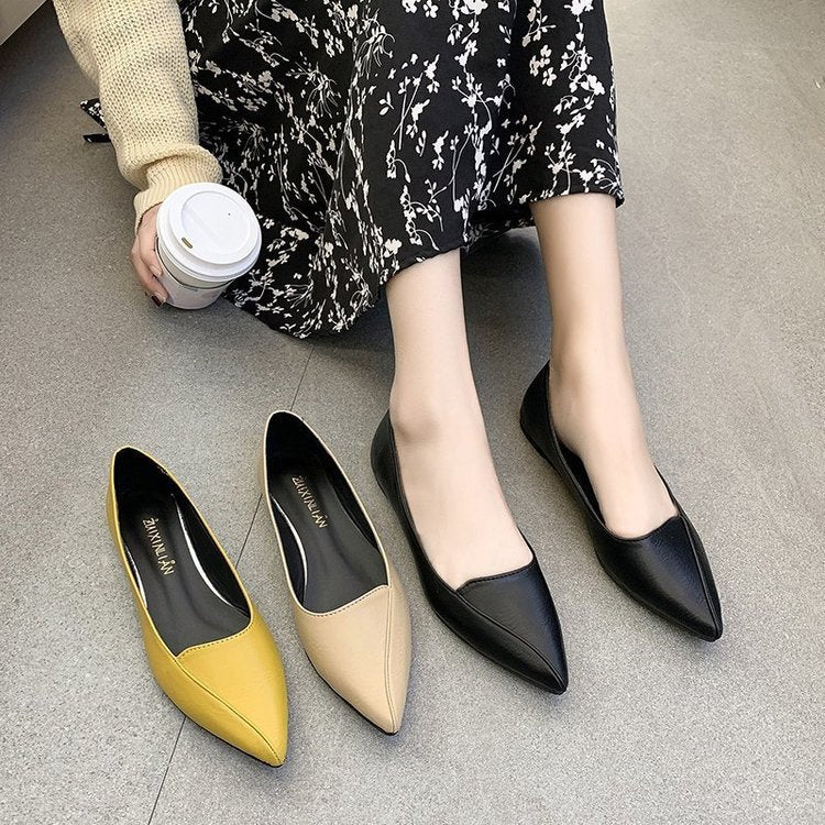 Damen Spitzen Ballerinas aus hochwertigem Leder mit flexiblem Fußbett R&B