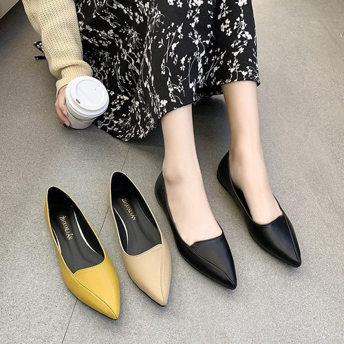 Damen Spitzen Ballerinas aus hochwertigem Leder mit flexiblem Fußbett R&B