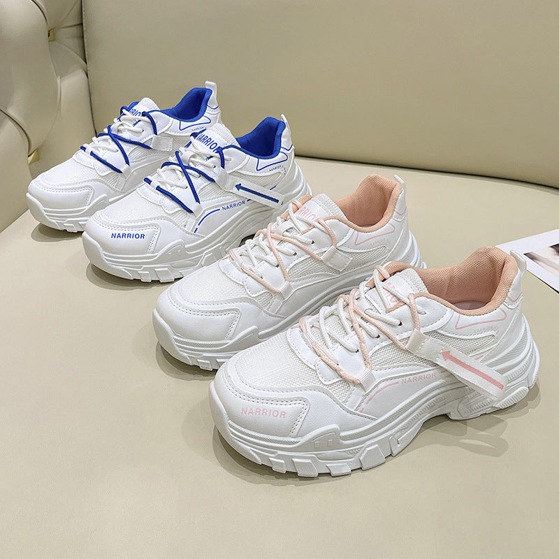 Damen Sportliche Chunky Sneakers mit atmungsaktiver Obermaterialstruktur R&B