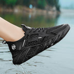 Damen Sportliche Sneaker mit atmungsaktiver Mesh-Oberfläche und stoßdämpfender Sohle