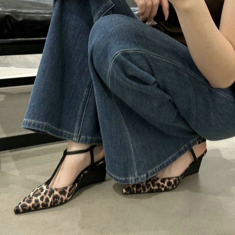 Damen Wedge-Pumps mit elegantem Slingback-Riemen R&B