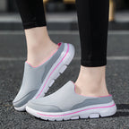 Damen Atmungsaktive Slip-On Freizeitschuhe mit dämpfender Sohle R&B