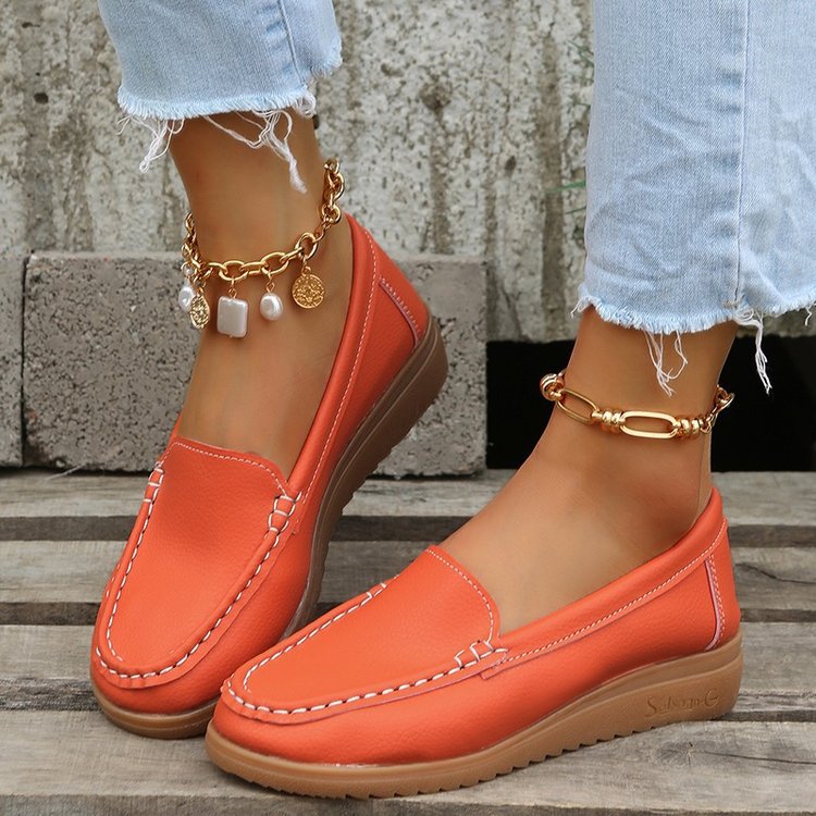 Damen elegante Mokassins mit trendigem Design und rutschfester Sohle R&B