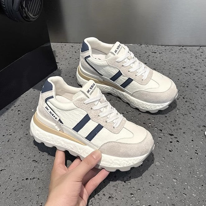 Damen Sportliche Chunky Sneakers mit hochwertigem Obermaterial und dämpfender Sohle R&B