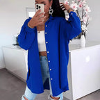Damen Übergröße Hemdbluse R&B
