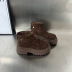 Damen Stiefeletten mit rutschfester Sohle und weichem Wildlederoberteil R&B