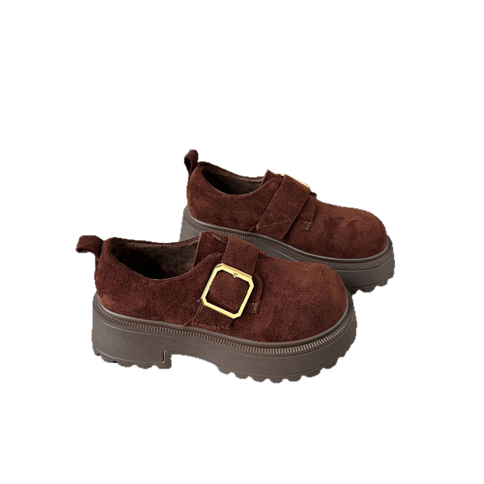 Damen Komfortable Chunky Clogs mit luxuriösem Schnallenverschluss R&B