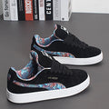 Damen Sneakers mit floralem Innenfutter und rutschfester Sohle