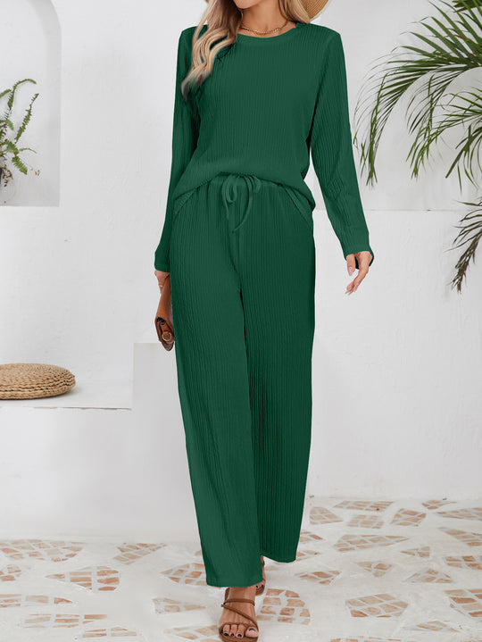 Damen Elegantes und bequemes Set aus gefeuchtetem Material R&B