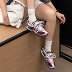 Damen modische Sportschuhe mit atmungsaktiver Netz-Oberfläche und dämpfender Sohle R&B