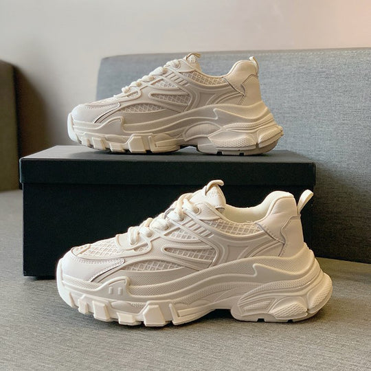 Damen Sportliche Lauf-Sneaker mit atmungsaktiver Sohle und robustem Profil R&B