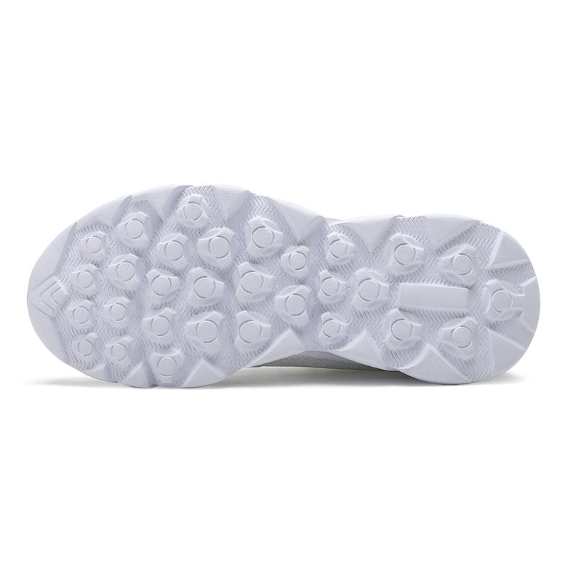 Unisex nan ultraleichter Alltagssneaker mit nahtlosem Maschenoberteil, ergonomischer Waben-Zwischensohle und griffiger Profilsohle R&B
