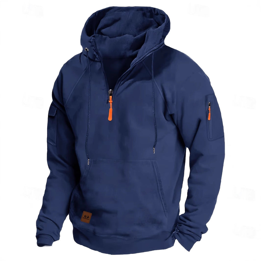 Damen Trendige Fleecejacke mit oversized Kragen R&B