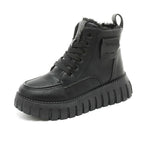 Damen stilvolle Winterstiefel mit elegantem Kunstfell und rutschfester Sohle R&B