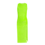 Damen Maxikleid aus lichtdurchlässigem Material