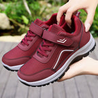 Damen Sportliche Outdoor-Sneaker mit verstellbarem Klettverschluss und rutschfester Sohle R&B