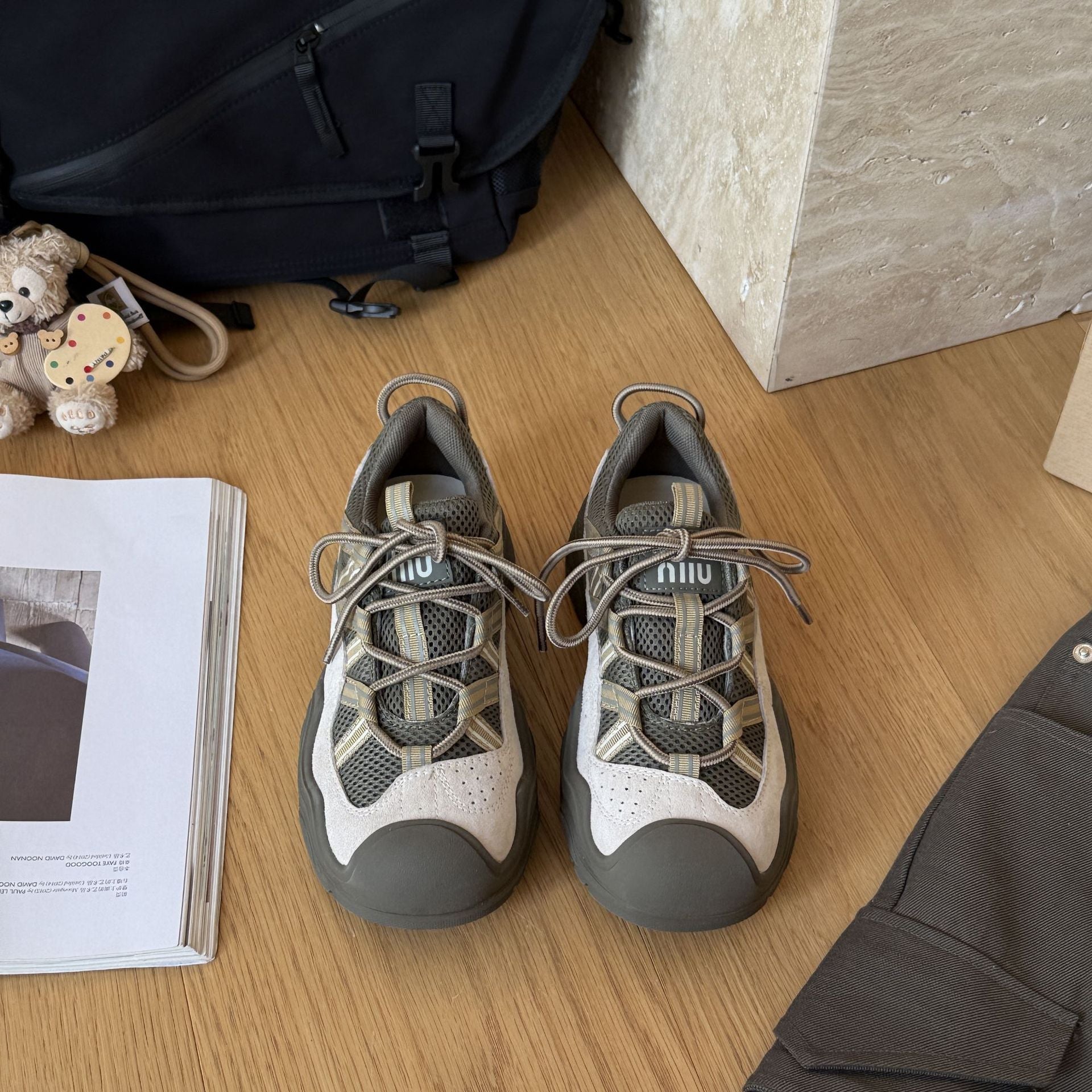 Damen vielseitige Aktiv-Sneaker mit atmungsaktivem Obermaterial und rutschfester Sohle