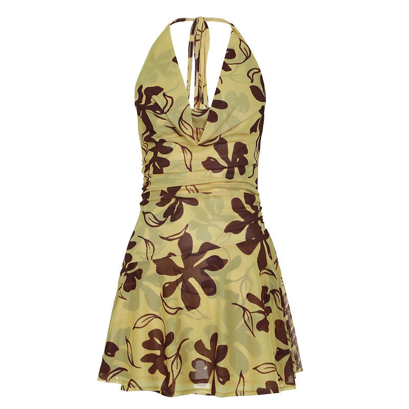 Damen Sommerliches A-Linienkleid mit floralem Druck R&B