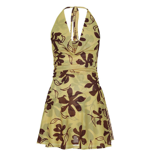 Damen Sommerliches A-Linienkleid mit floralem Druck R&B