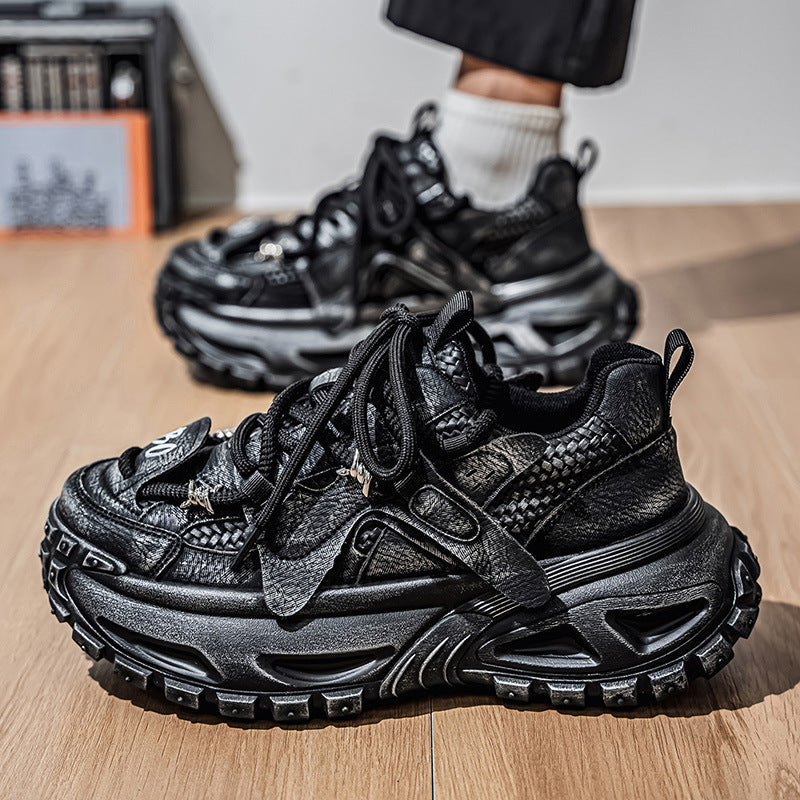 Damen Sportliche Chunky Sneakers mit atmungsaktiver Mesh-Oberfläche und dämpfender Sohle R&B