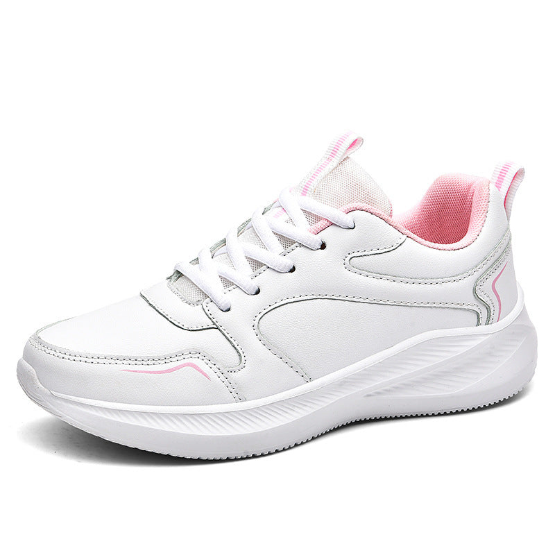 Damen Sportliche Schnür-Sneaker mit dämpfender Sohle und atmungsaktiver Konstruktion