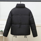 Damen gesteppte Übergangsjacke mit hohem Kragen und modernen praktischen Taschen R&B